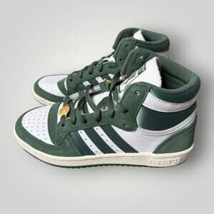 Adidas Women's Top Ten RB W Green Shoes Size 6 USA - HP9549 White / Green Oxide